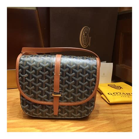 Replica Goyard Belvedere II PM Messenger Bag Coffee